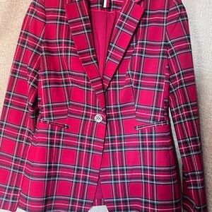 Tommy Hilfiger Vibrant Plaid Blazer